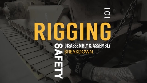 Thumbnail for RIGGING 101: Medium Track-Type Tractor - Rigging for Removing the Pivot Shaft
