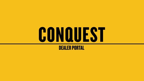 Thumbnail for Conquest Dealer Portal - How to Export Lists
