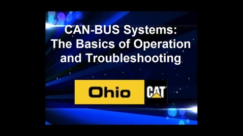 Thumbnail for entry Ohio Cat Ben Courson CANBUS Systems Basics
