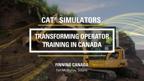 Thumbnail for Cat® Simulators and Finning Canada: Transforming Operator Training in Canada