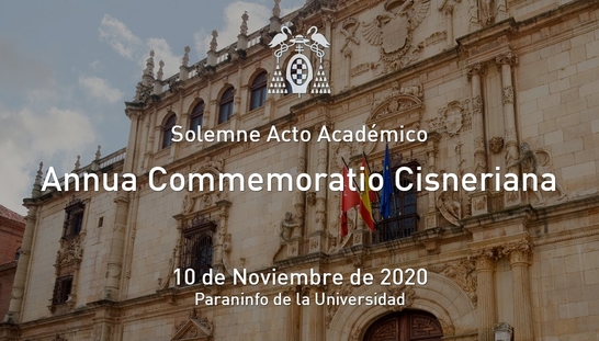 Annua Commemoratio Cisneriana · 10/11/2020