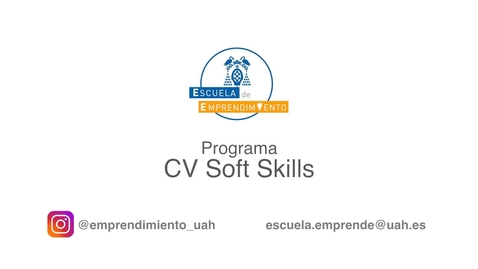 Miniatura para la entrada Programa CV Soft Skills