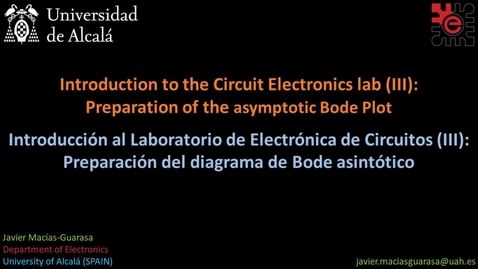 Miniatura para Intro al laboratorio de Circuitos Electrónicos (III) / Intro to the Electronic Circuits Lab (III)