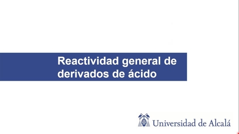 Miniatura para Reactividad general de derivados de ácido