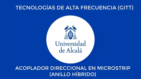Miniatura para Acoplador de potencia en microstrip 