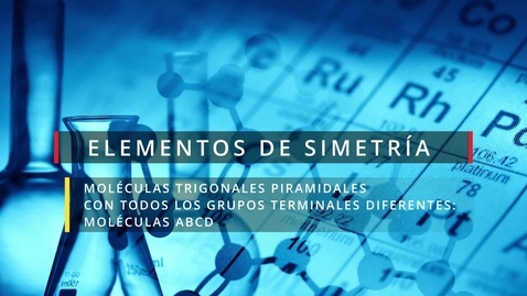 Miniatura para Elementos de Simetria en Moléculas Piramidales ABCD