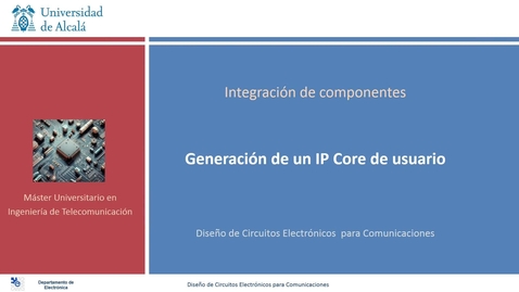 Miniatura para 10 Creación de un IP core de usuario