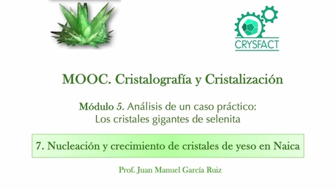 Miniatura para Cristalografía y Cristalización. M5-7.1