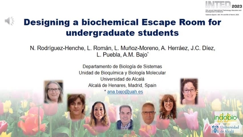 Miniatura para DESIGNING A BIOCHEMICAL ESCAPE ROOM FOR UNDERGRADUATE STUDENTS