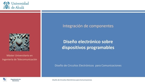 Miniatura para 02 Metodologías y flujo de trabajo en el diseño electrónico con dispositivos de HW programable