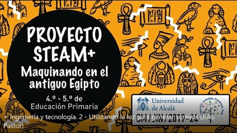 Miniatura para la entrada 8-2- Ingeniería y Tecnología. Utilizando la luz para generar sonidos. Julio Pastor