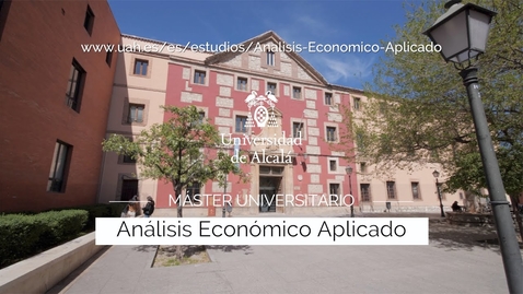 Miniatura para Máster en Análisis Económico Aplicado