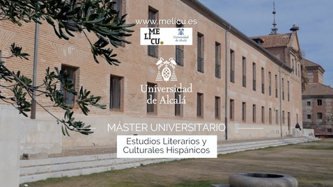 Miniatura para Máster en Estudios Literarios y Culturales Hispánicos