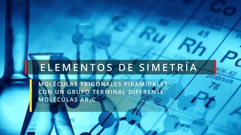 Miniatura para Elementos de Simetria en Moléculas Piramidales AB2C