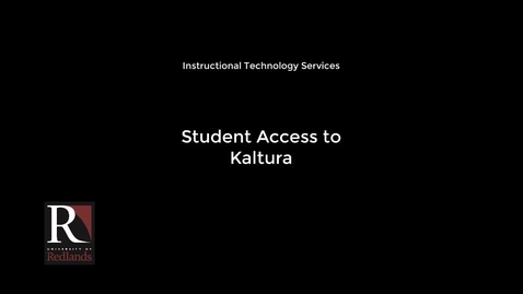 Thumbnail for entry Student Access