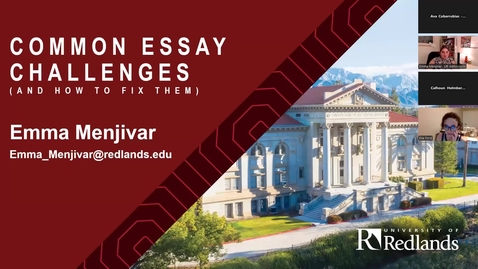 Thumbnail for College Essay Pt. 2 - Common Essay Challenges (and How to Fix Them) 