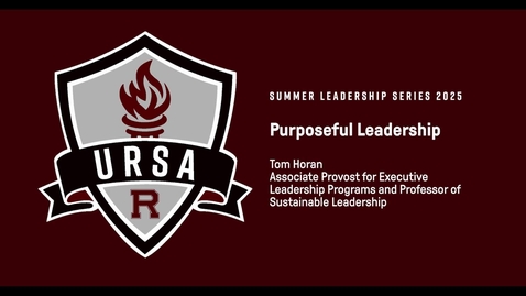 Thumbnail for Purposeful Leadership Horan 2025-07