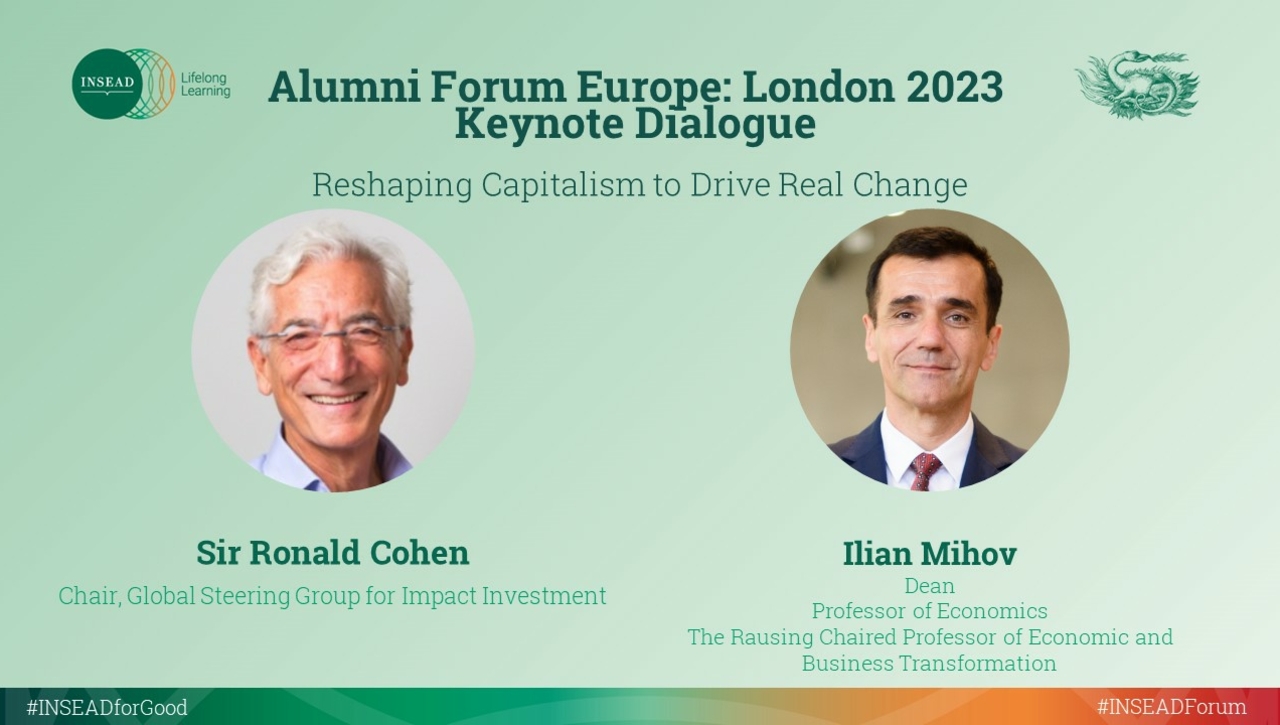 Keynote Dialogue: Reshaping Capitalism to Drive Real Change