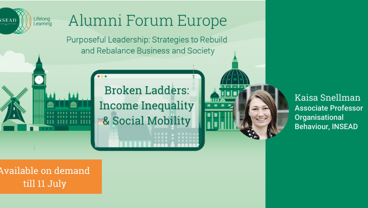 Broken Ladders: Income Inequality and Social Mobility
