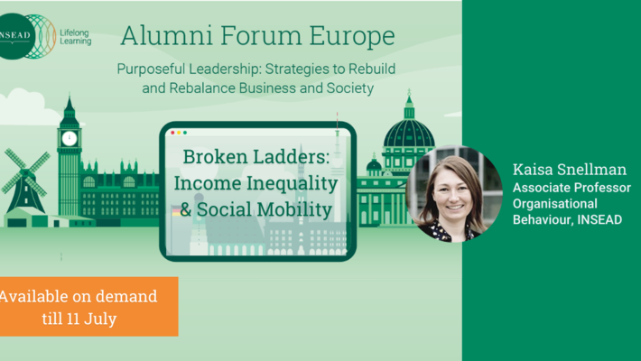 Broken Ladders: Income Inequality and Social Mobility