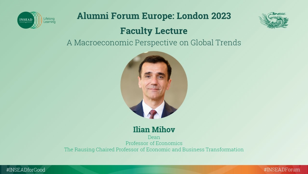 Faculty Lecture: A Macroeconomic Perspective on Global Trends