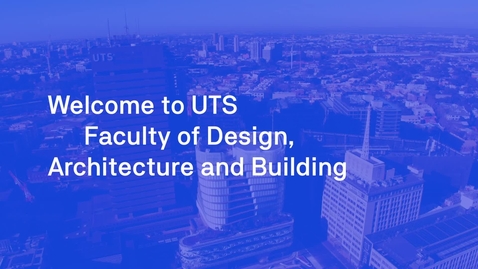 Thumbnail for entry Faculty of Design, architecture and Building