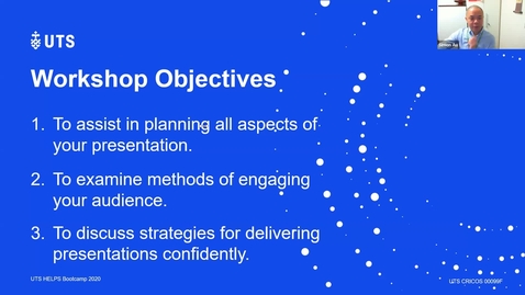 Thumbnail for HELPS Session: How to Give and Excellent Presentation - Recording (AUT26 Orientation)