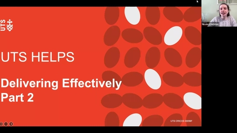 Thumbnail for Delivering Presentations Effectively Part 2