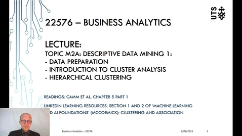 Thumbnail for Lecture 3 BA Sp21 Part 1