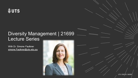 Thumbnail for 21699 Lecture 2024 - DEI frameworks