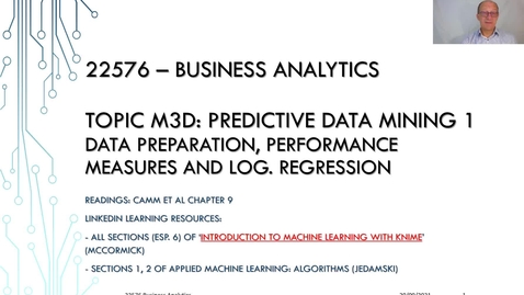 Thumbnail for Lecture 8a BA SP21