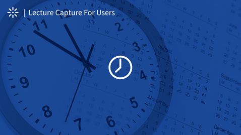 Thumbnail for How to Create and Manage Scheduled Recordings