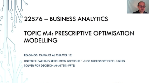 Thumbnail for 22576 BA Lecture 11 LP Module M4