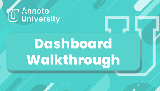 Annoto dashboard walkthrough