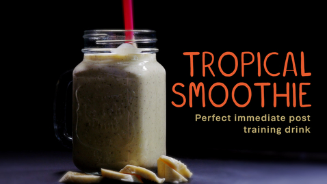 Thumbnail for entry Tropical Smoothie - Mango