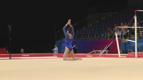 Thumbnail for Ffion Burgum-BRONZE -Floor-WAG Espoir AA-2022 British Gymnastics Championships