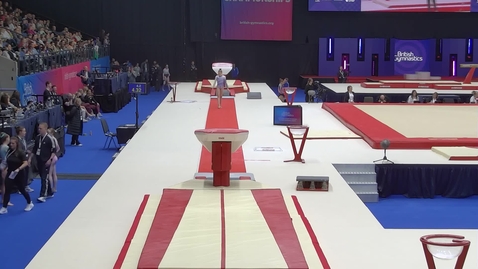 Thumbnail for Helena Finc-Women's Vault-WAG Junior Apparatus Finals-Gymnastics British Championships 2025