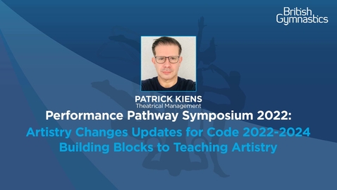 Thumbnail for Artistry Changes Updates for Code 2022-2024 Building Blocks to Teaching Artistry with Patrick Kiens