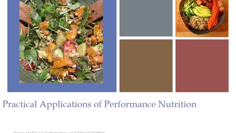 Thumbnail for Renee McGregor - Nutrition
