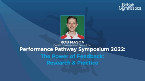 Thumbnail for The Power of Feedback: Research &amp; Practice with Rob Mason