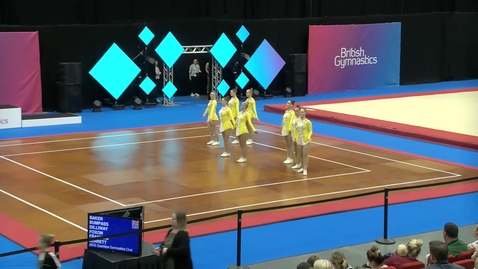 Thumbnail for Baker, Bumpass, Dilliway, Foxon, Frankum, Jerrett, Price, Streak, Sparkles, Virtue &amp; Basingstoke AD JNR-2024 Aerobic British Championships