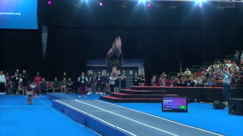 Thumbnail for Alisha Evanson - Womens Snr - 2024 Tumbling British Championships