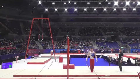 Thumbnail for Winston Powell-BRONZE - H Bar-MAG Senior Apparatus Finals-Gymnastics British Championships 2025