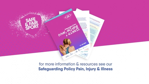 Thumbnail for Safeguarding Policy - Pain, Injury &amp; Illness