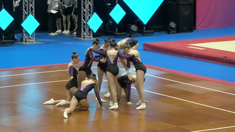 Thumbnail for Hockham, Stokes, Street, Beckell, Miller, Wrigley, Zambon, Brown, Sparkles &amp; Basingstoke AD AG-2024 Aerobic British Championships