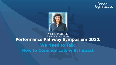 Thumbnail for We need to Talk: How to Communicate with Impact with Katie Mobed