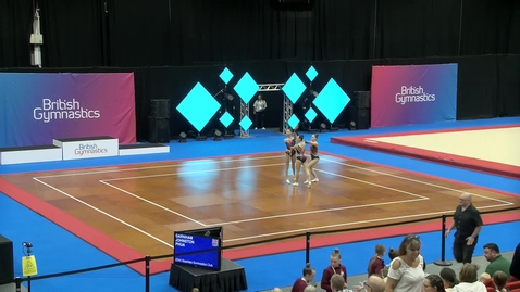 Thumbnail for Garnham, Johnston, Phua, Sparkles Gymnastics Club FIG JNR TR-2024 Aerobic British Championships