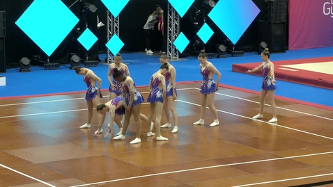 Thumbnail for Bird-Haynes, Craven, Harris, Hickey, Malunguza, Moore, Phua, Thynne, Sparkles &amp; Basingstoke Gymnastics AD JNR-2024 Aerobic British Championships