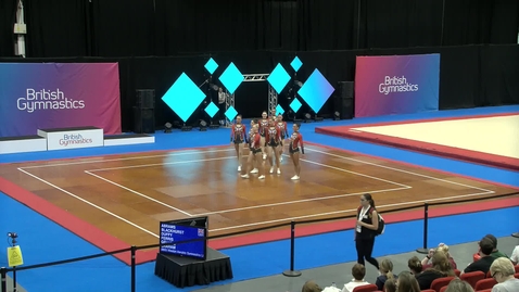 Thumbnail for Abrams, Blackhurst, Duffy, Ferris, Gelling, Graham, Meadows, Ryding, LK &amp; Weston Aerobic Gymnastics Ltd. AD SNR-2024 Aerobic British Championships
