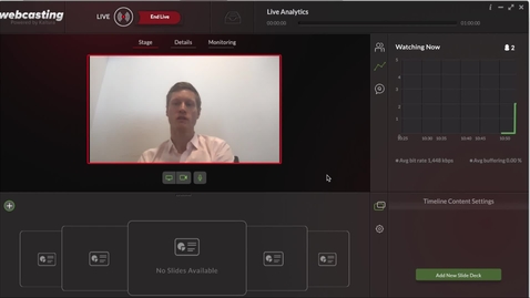Thumbnail for Kaltura Live real-time analytics